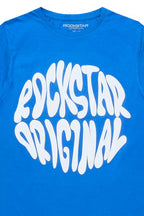 Boys Thierry Royal Blue/White Graphic T-Shirt