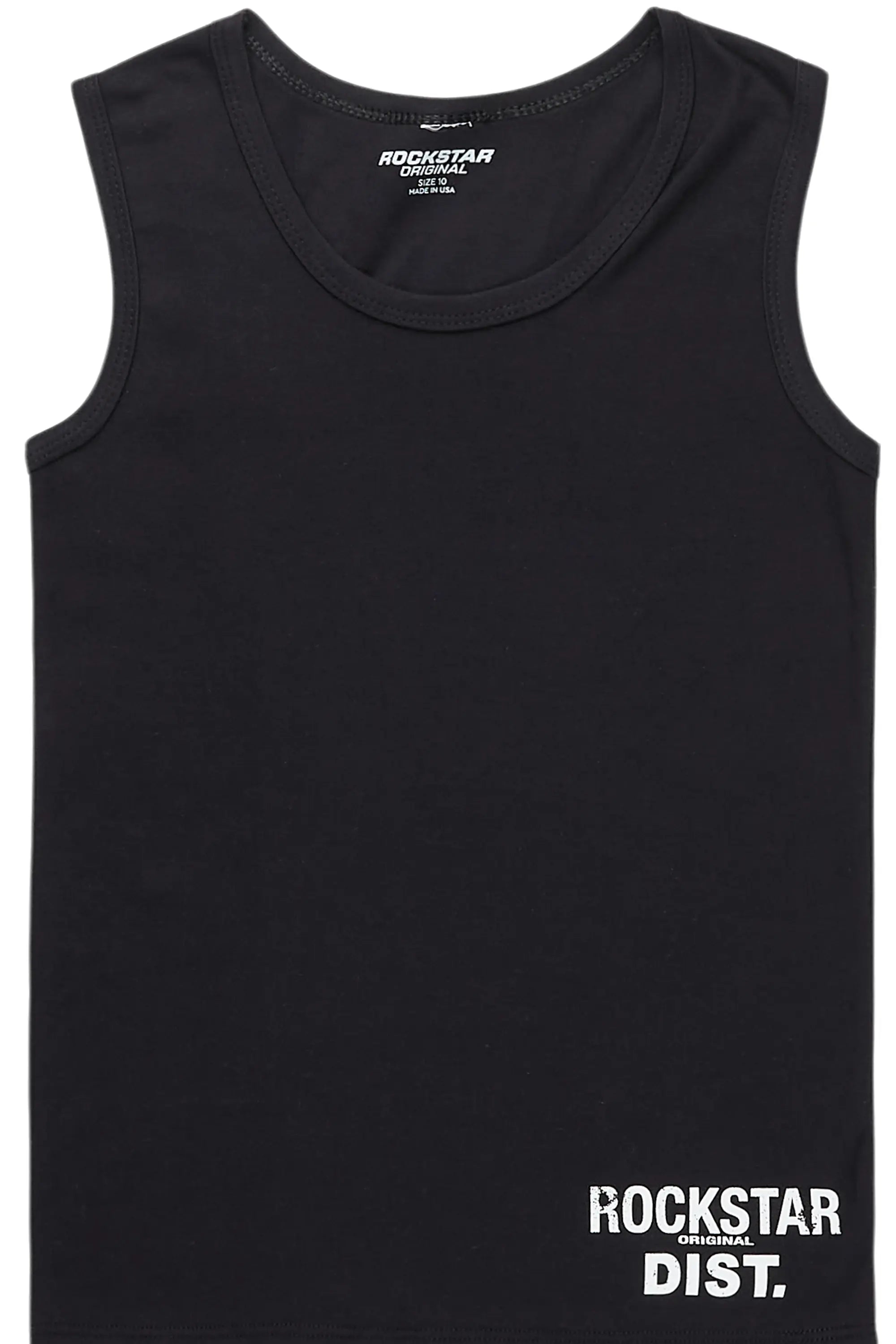 Boys Lake Black Tank Top