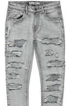 Dalit Grey Under Patch Skinny Fit Jean