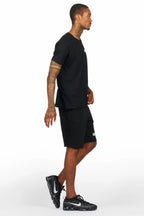 Sana Black/White Short Set