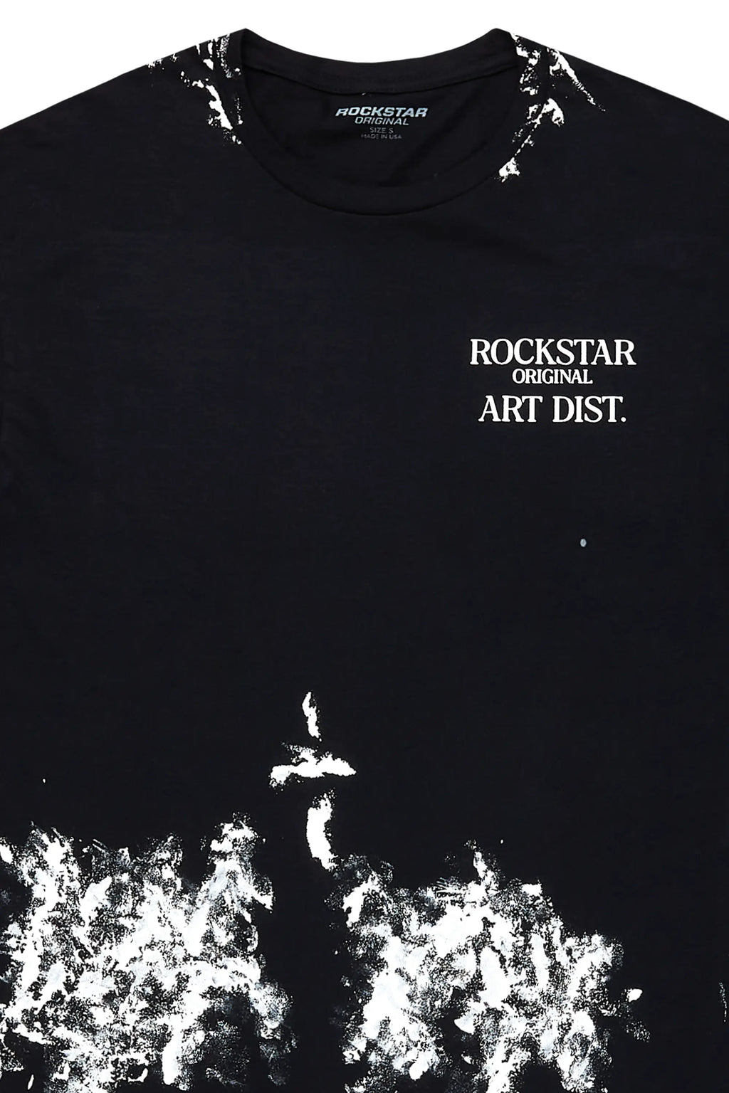 Filip Black/White Graphic Oversized T-Shirt