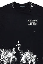 Filip Black/White Graphic Oversized T-Shirt