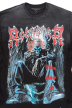 Krowne Black/Red Long Sleeve Graphic T-Shirt