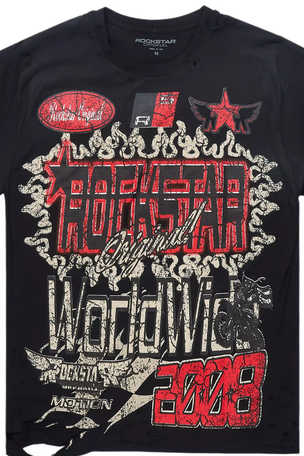 Deangelo Black Graphic T-Shirt