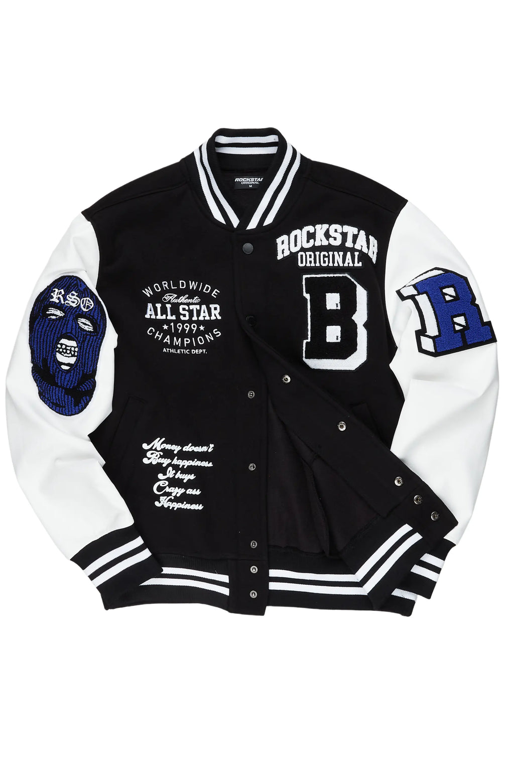 Himiko Black Varsity Jacket
