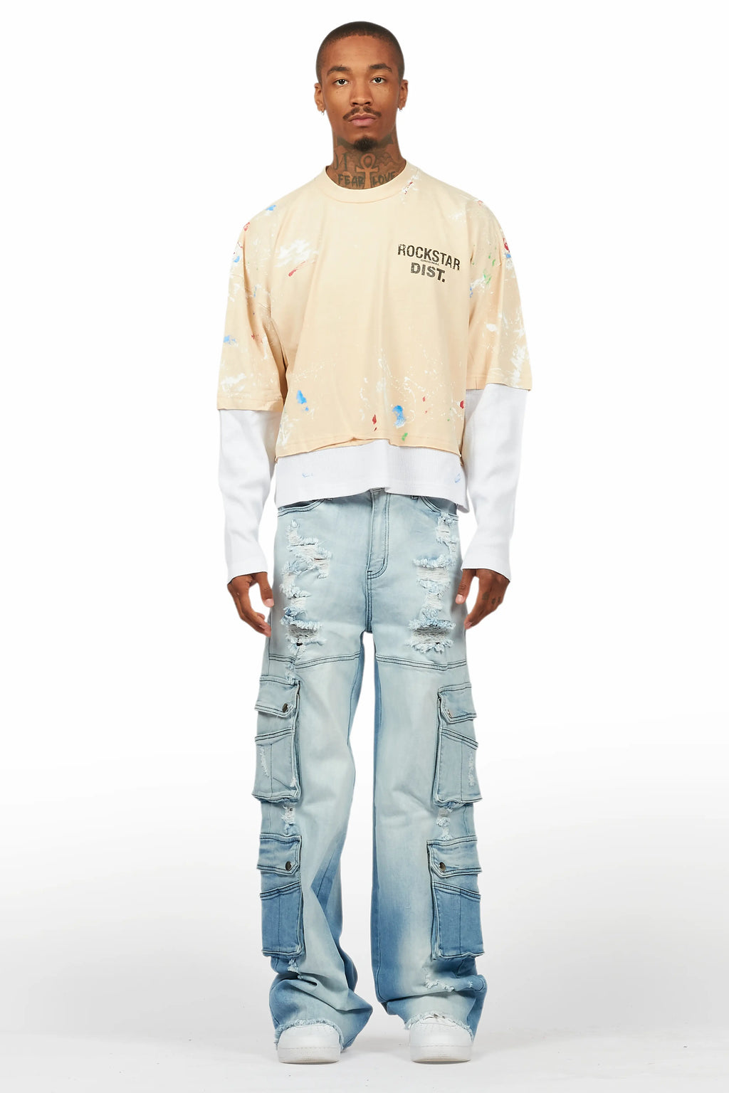 Keylor Light Blue Baggy Fit Jean