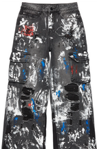 Dallin Grey Painter Baggy Cargo Jean