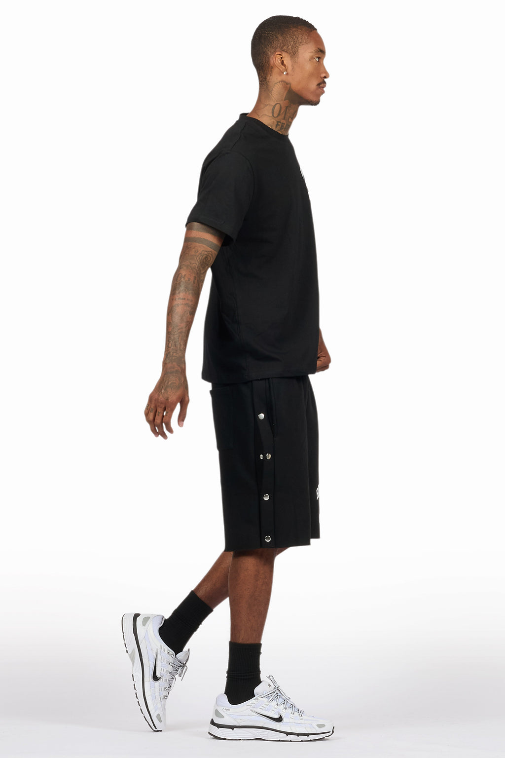 Lex Black T-Shirt/Short Set