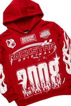 Amos Burgundy Hoodie/Baggy Track Pant Set