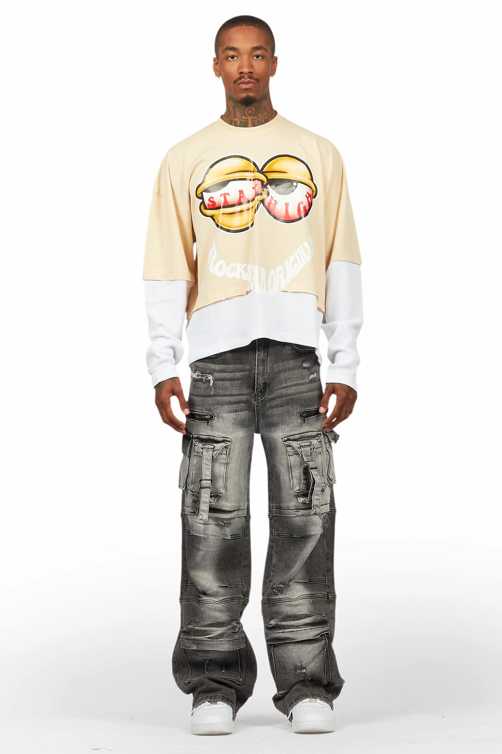 Berdi Black Wash Baggy Fit Jean