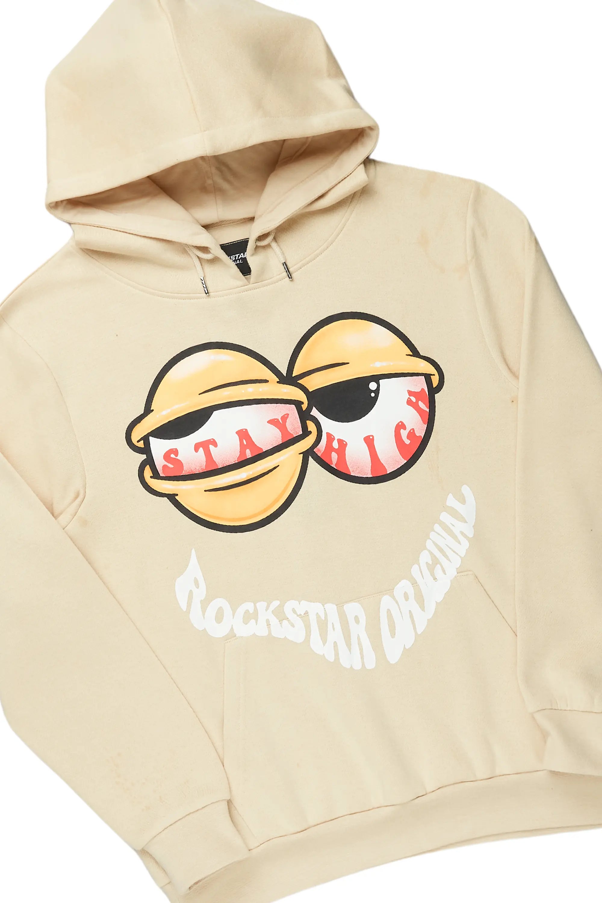 Highya Beige Super Stacked Flare Track Set