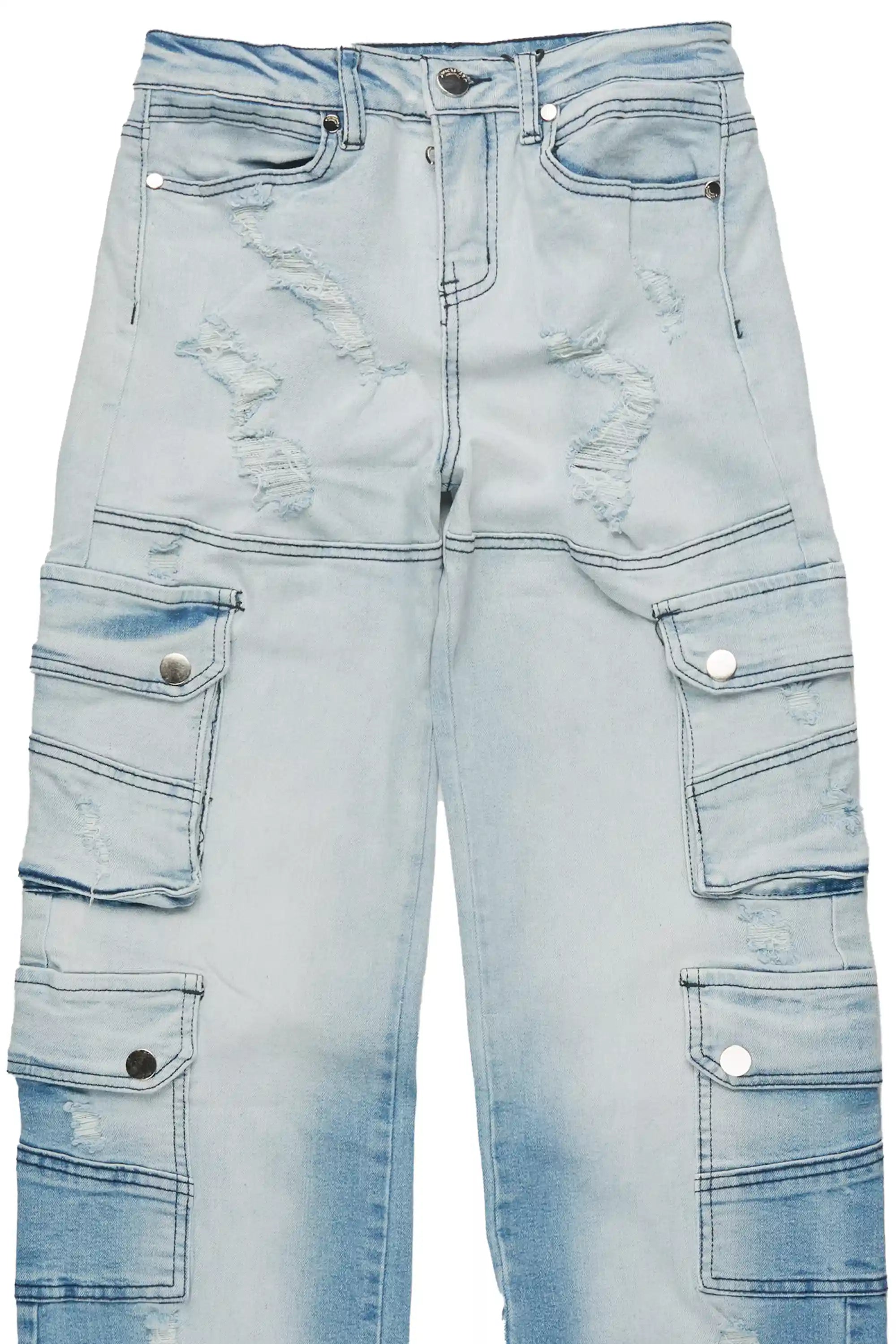 Boys Keylor Light Blue Baggy Fit Jean