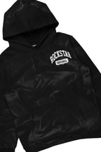 Member Black Hoodie Patchwork Stacked Flare Track Set