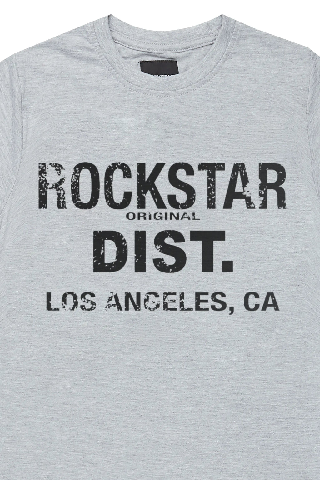 Boys Koen Grey/Black Graphic T-Shirt