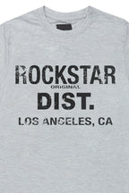 Boys Koen Grey/Black Graphic T-Shirt