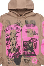 Kamille Tan Oversized Hoodie