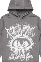 Boys All Eyes Grey Graphic Hoodie