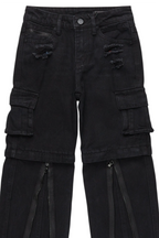 Boys Rupert Black Baggy Fit Jean