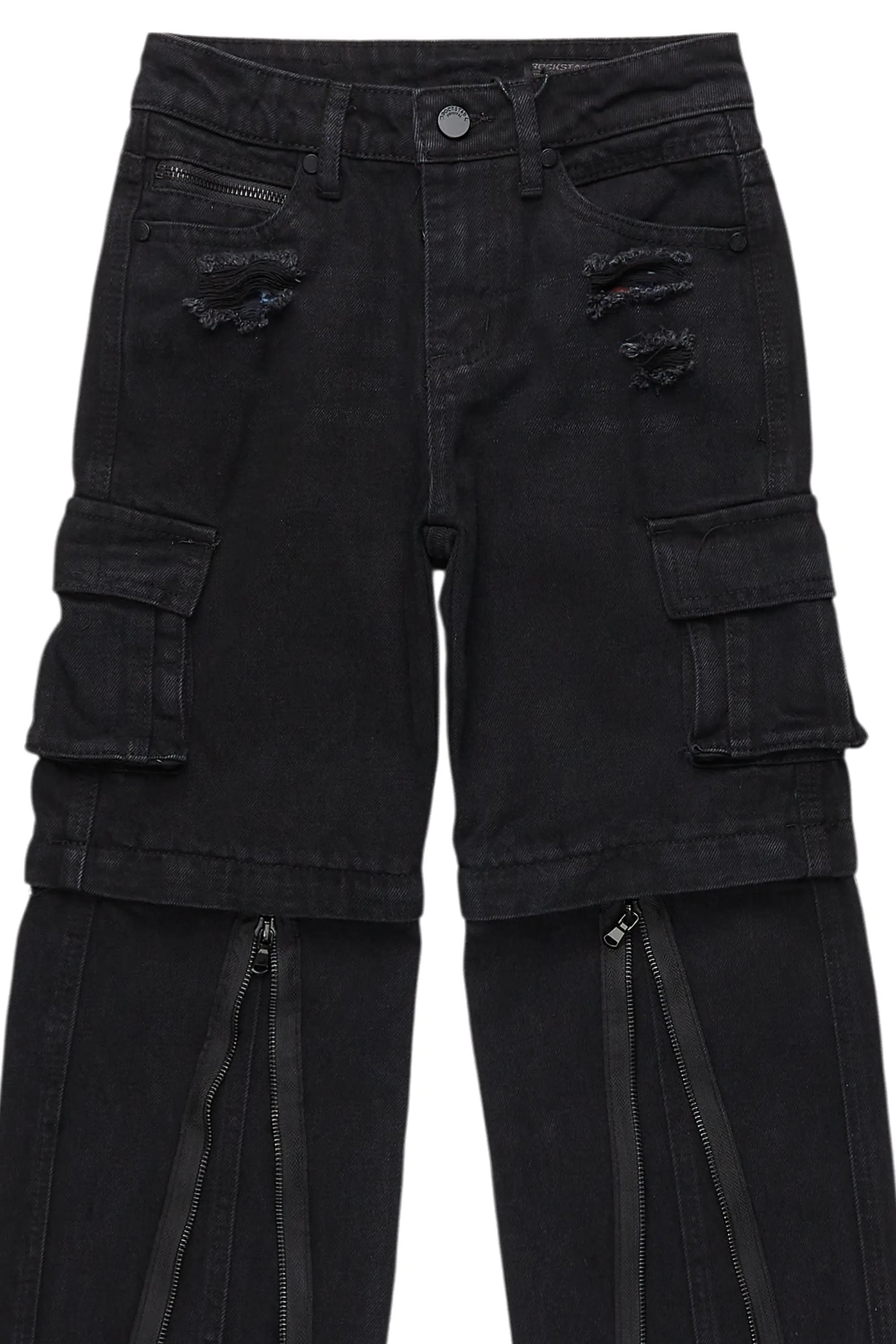 Boys Rupert Black Baggy Fit Jean