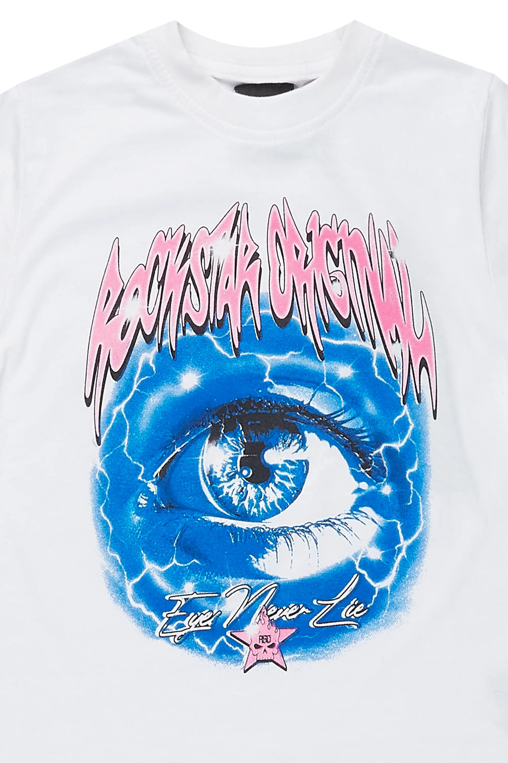 Boys Pello White Graphic T-Shirt