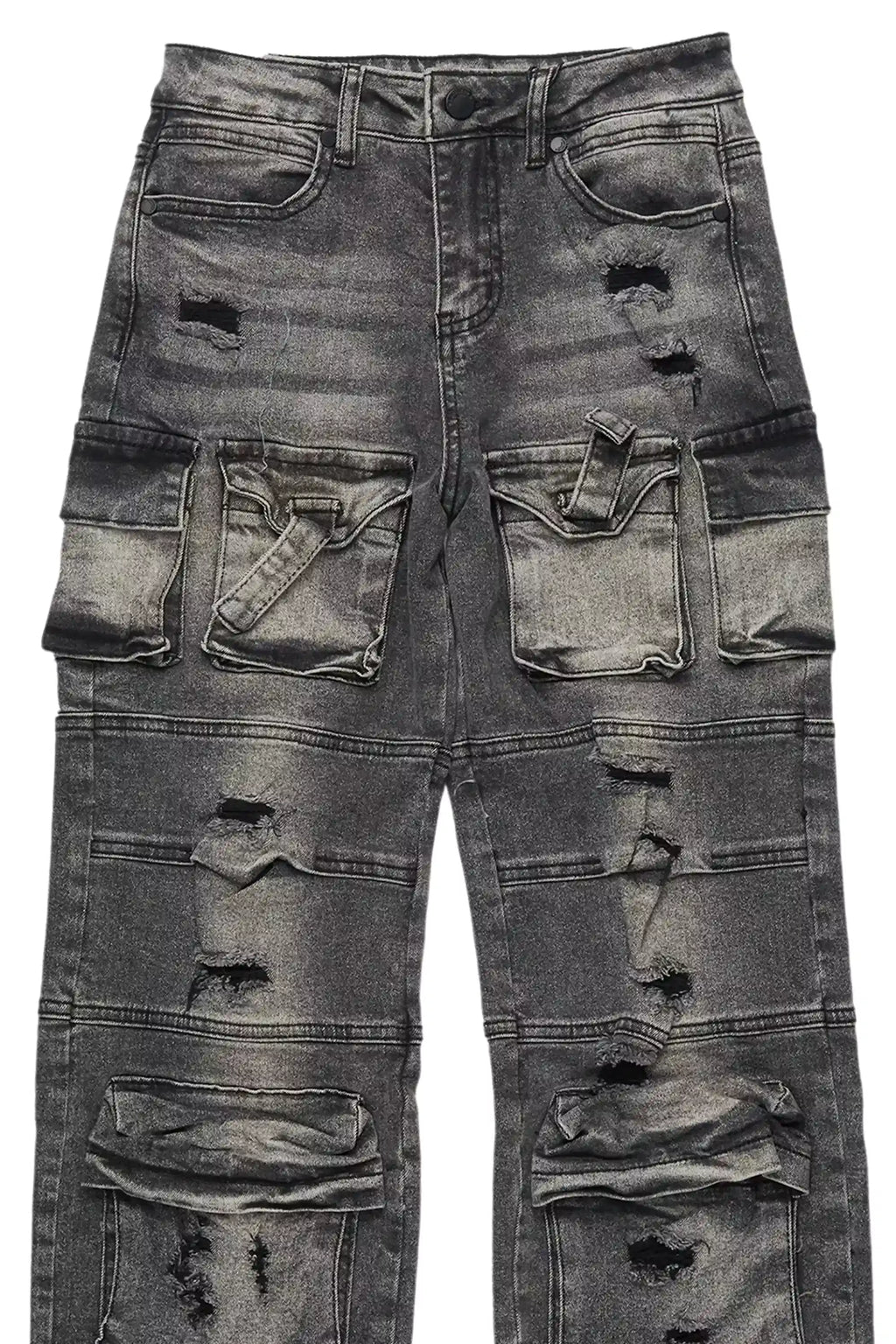 Boys Berdi Black Baggy Fit Jean