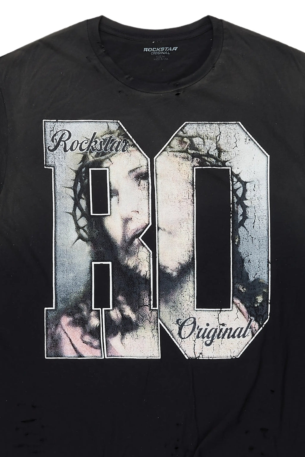 Lainer Black Graphic Oversized T-Shirt