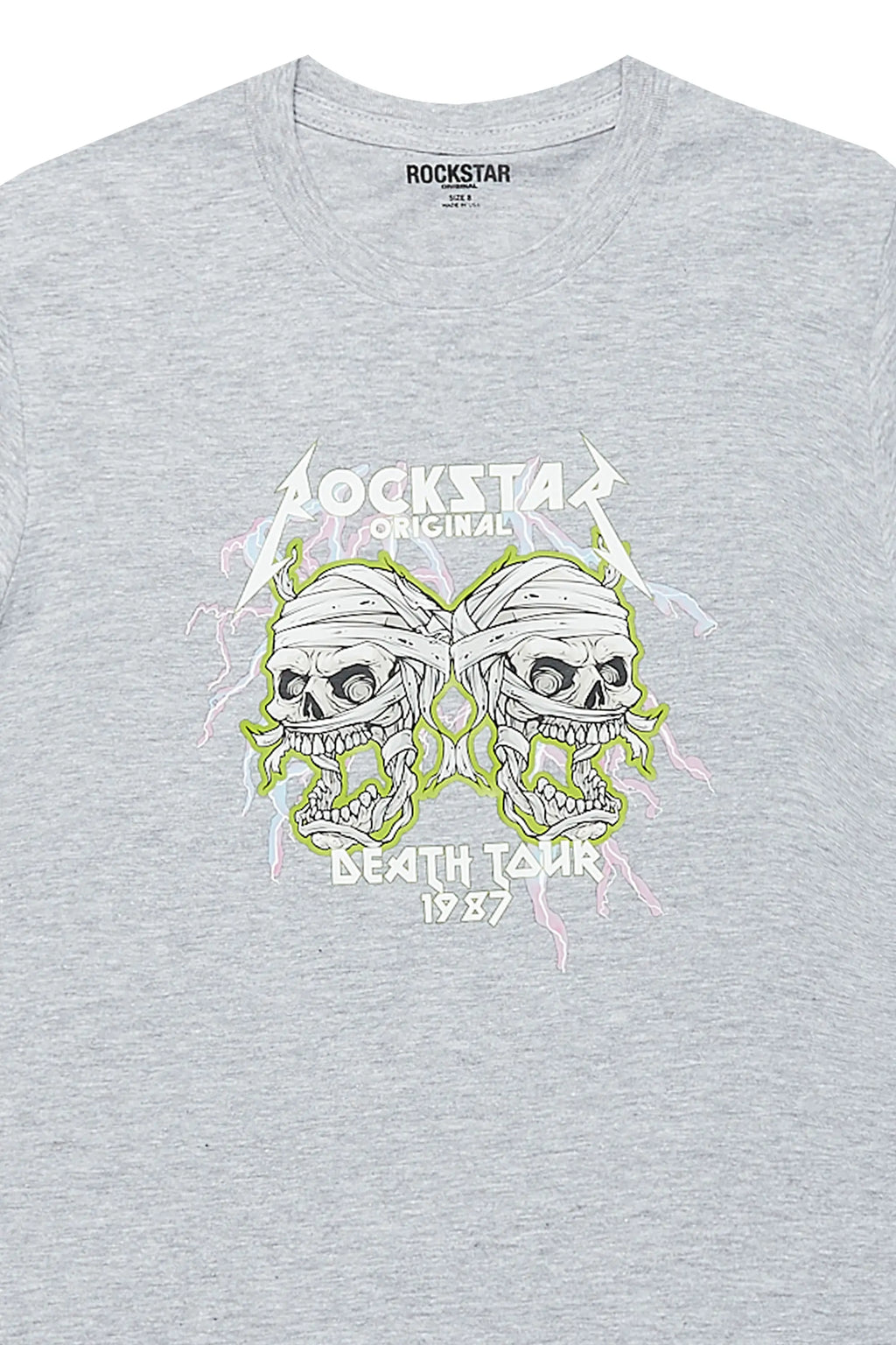 Boys Wilbur Grey Graphic T-Shirt