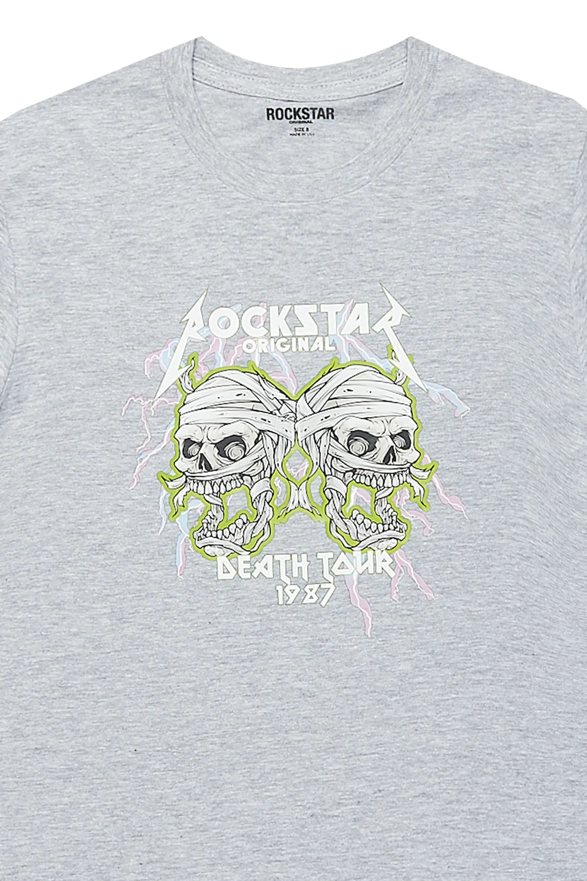 Boys Wilbur Grey Graphic T-Shirt