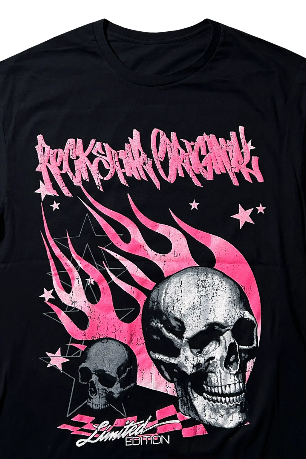 Anesso Black Graphic T-Shirt