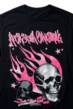 Anesso Black Graphic T-Shirt