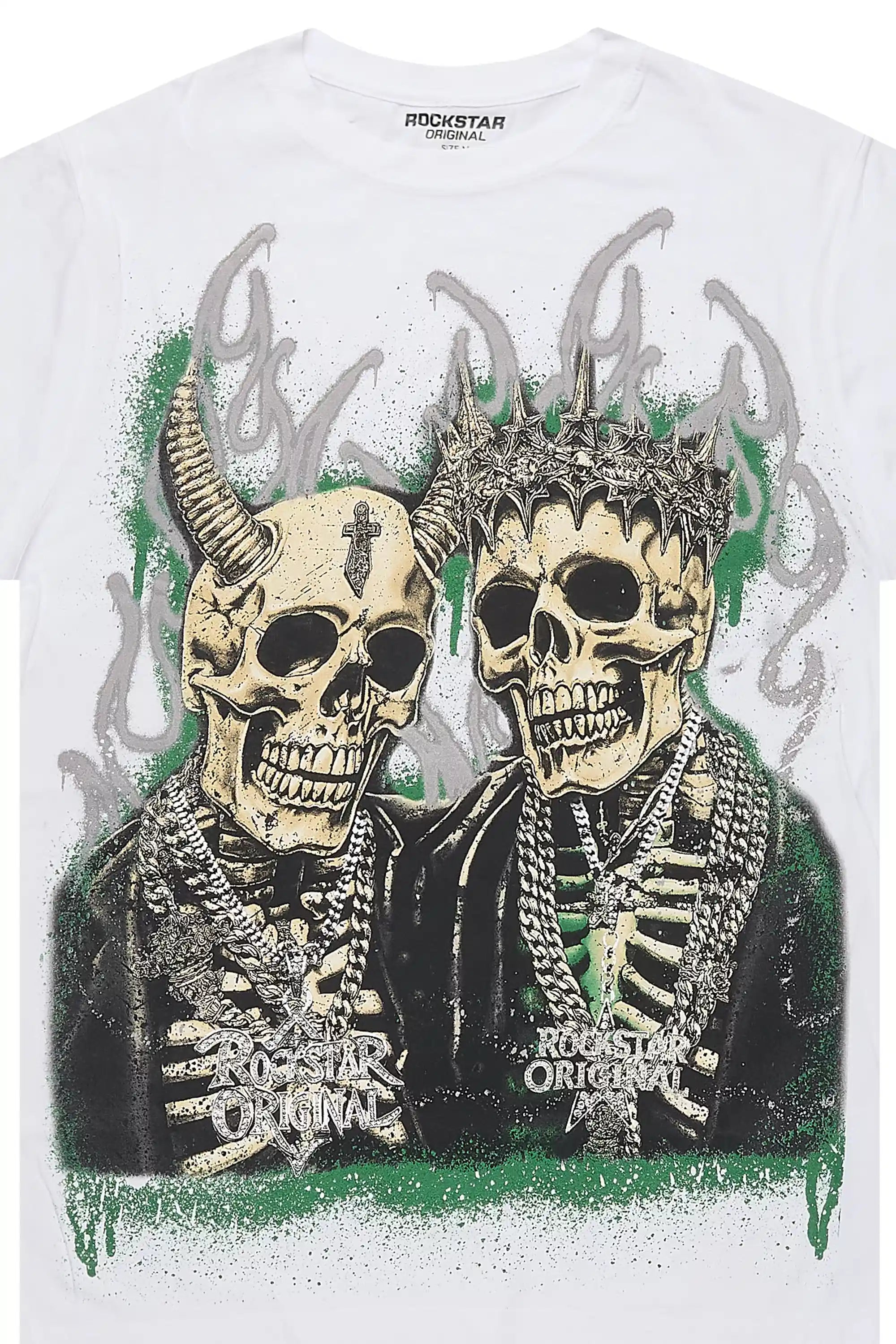 Kingston White Graphic T-Shirt