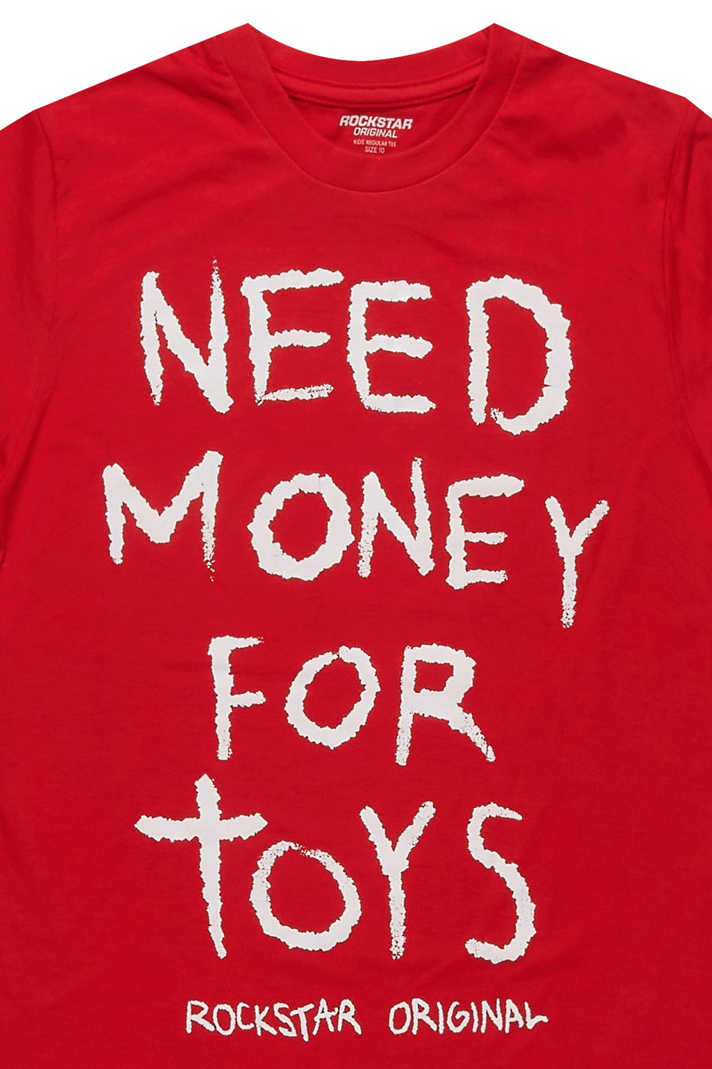 Boys M4Toys Red/White Graphic T-Shirt