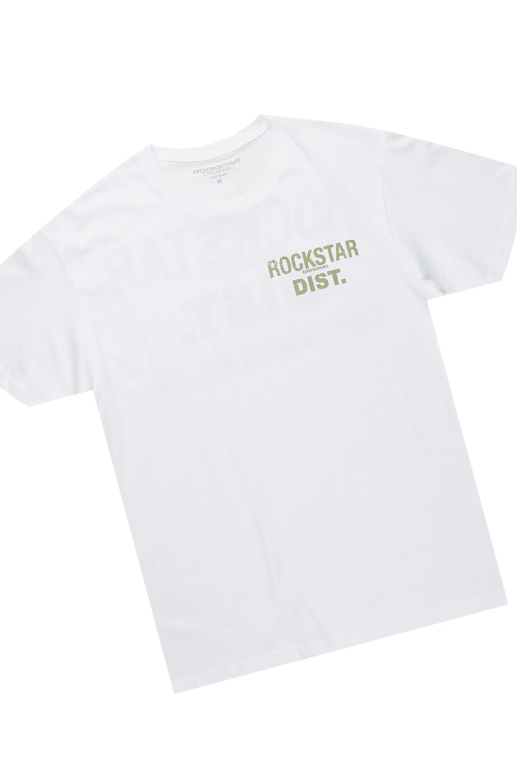 Aniqua White/Camo T-Shirt & Jean Set