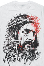 Bedros White Oversized Graphic T-Shirt