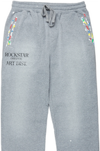 Alix Heather Grey Baggy Fit Sweatpants