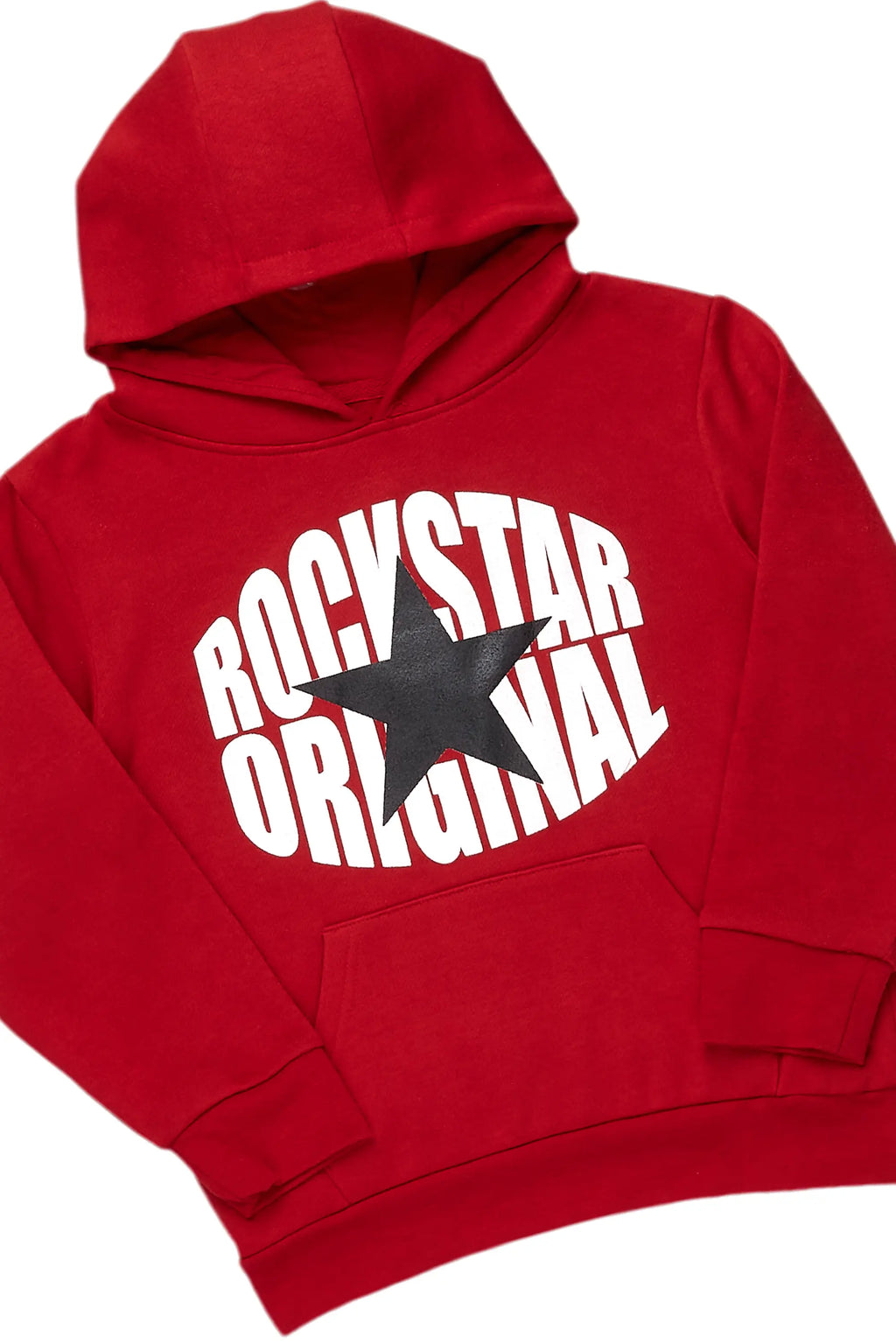 Girls Sargie Burgundy Stacked Pant Set