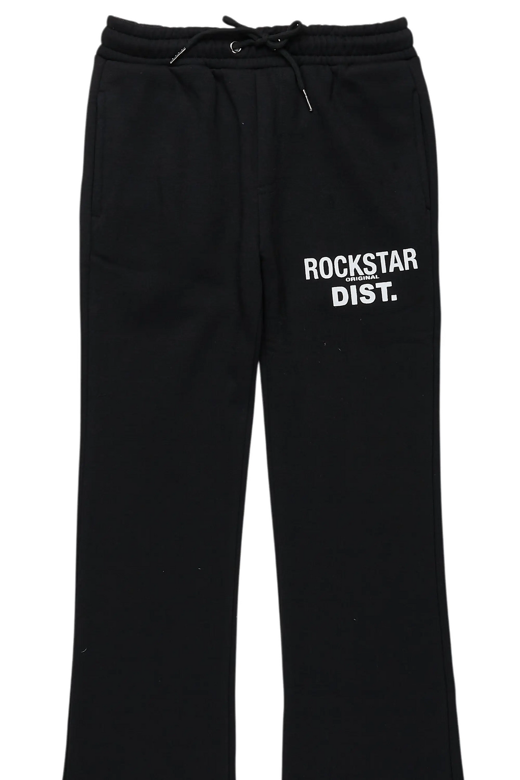 Boys Alpine Black Stacked Trackpant