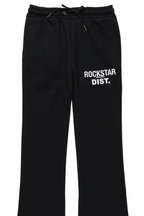Boys Alpine Black Stacked Trackpant