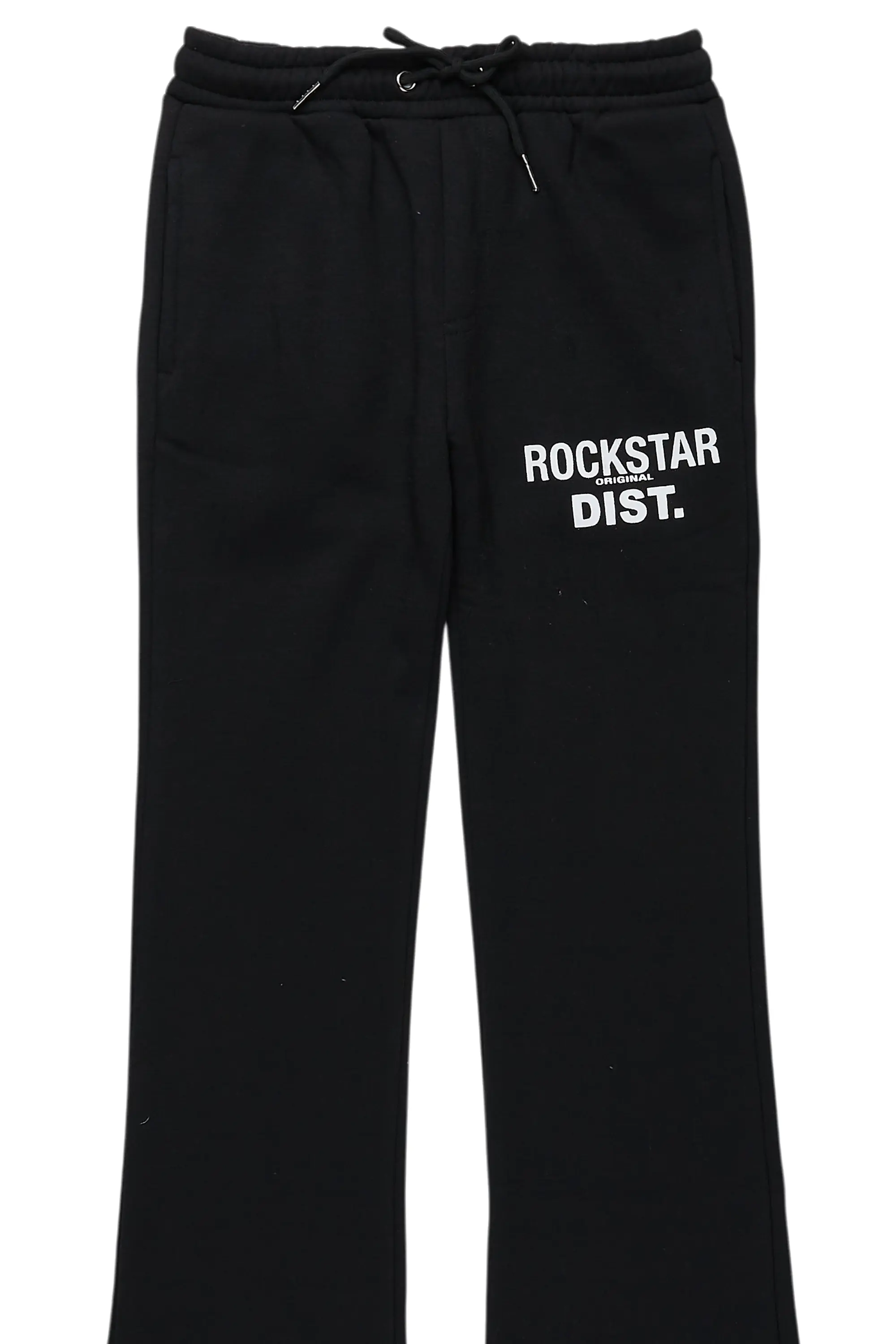 Boys Alpine Black Stacked Trackpant