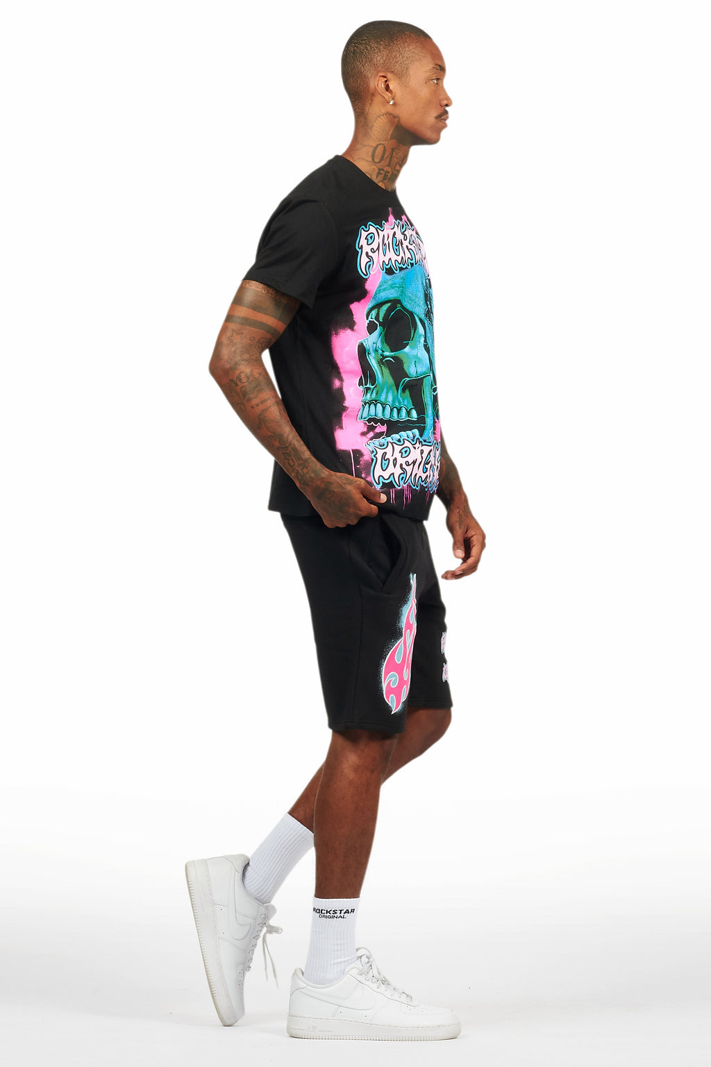 Amari Black Short Set