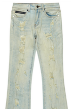 Boys Holibert Light Blue Stacked Flare Jean