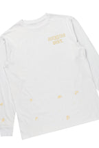 Raffer White/Beige Long Sleeve T-Shirt/Baggy Pant Set