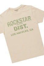 Boys Koen Vintage Sand/Green T-Shirt/Stacked Flare Jean Set