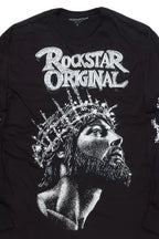 Darius Black Long Sleeve Graphic T-Shirt