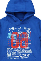 Boys Gabin Royal Graphic Hoodie