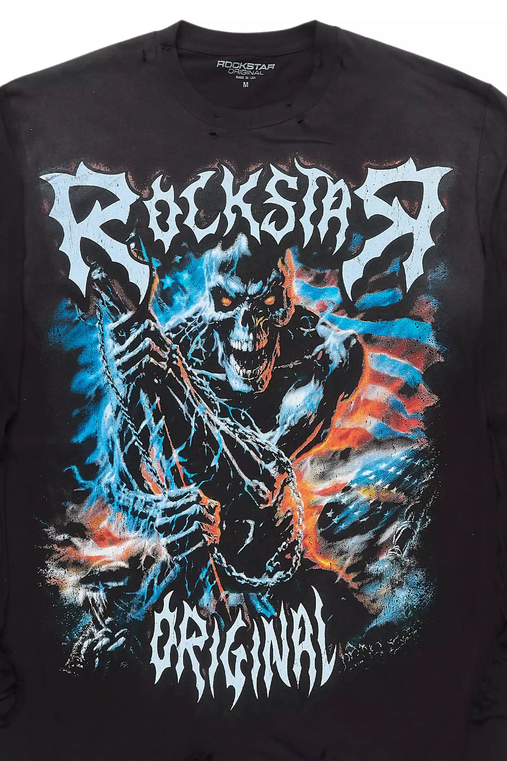 Krio Black/Multi Long Sleeve Graphic T-Shirt