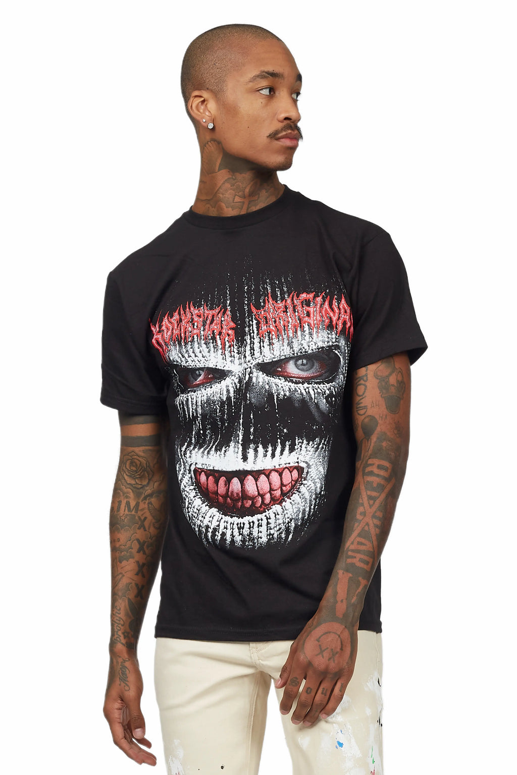 Monstre Black Graphic T-Shirt