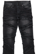 Norbert Dark Stacked Flare Jean