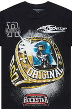 Gemchamp Black Graphic T-Shirt