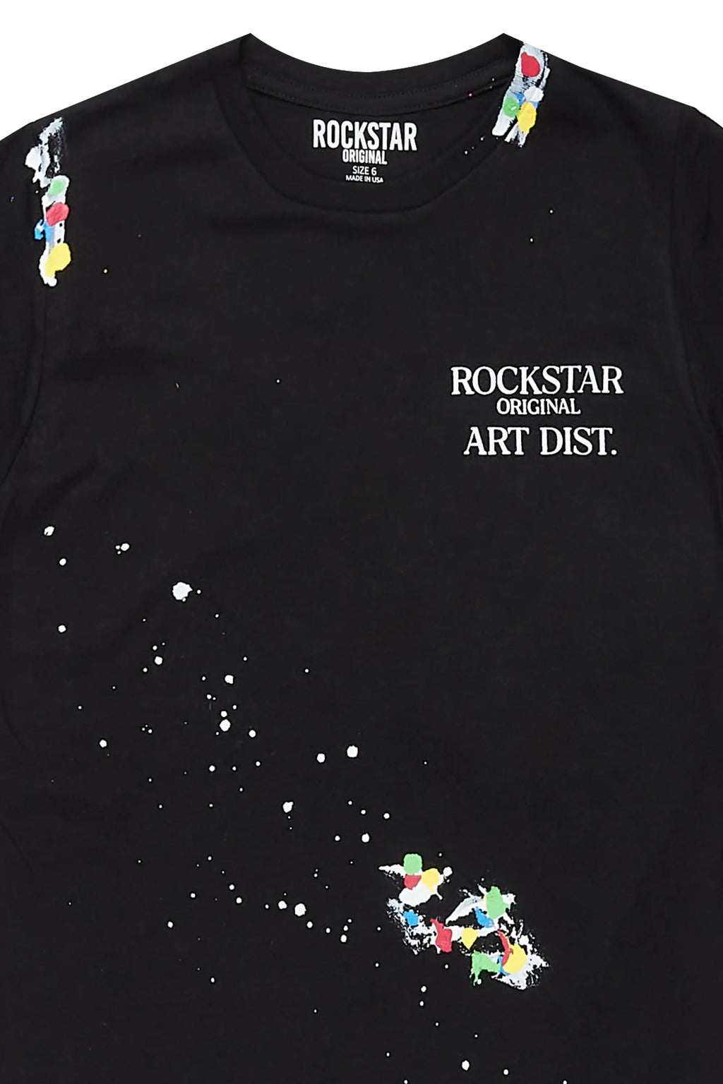 Boys Palmer Black Graphic T-Shirt